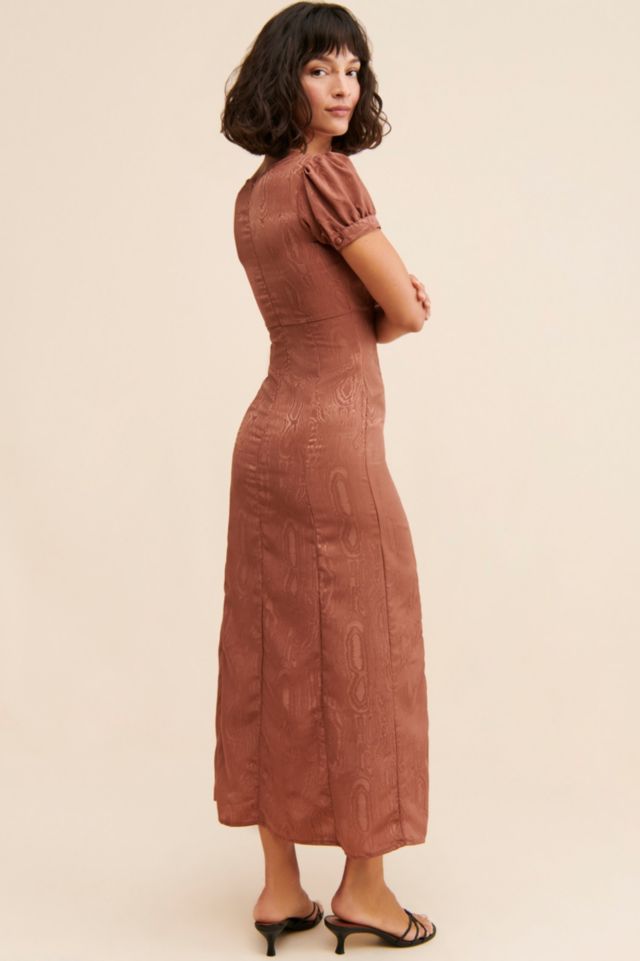 Daisy Street Satin Midi Dress #1