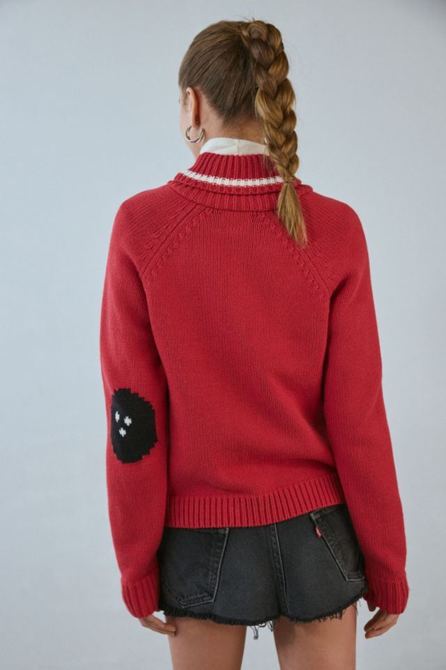 BDG Scottie Graphic Knit Zip-Up Cardigan #1