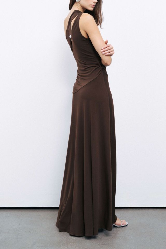 Nocturne One Shoulder Maxi Dress #3