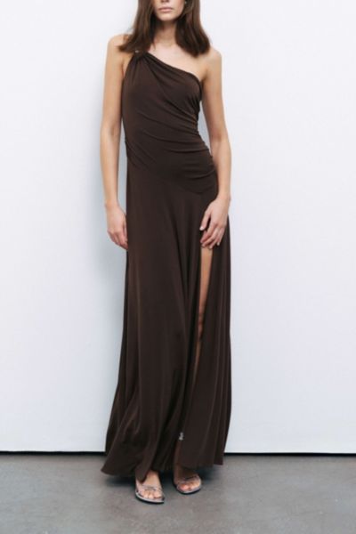 Nocturne One Shoulder Maxi Dress
