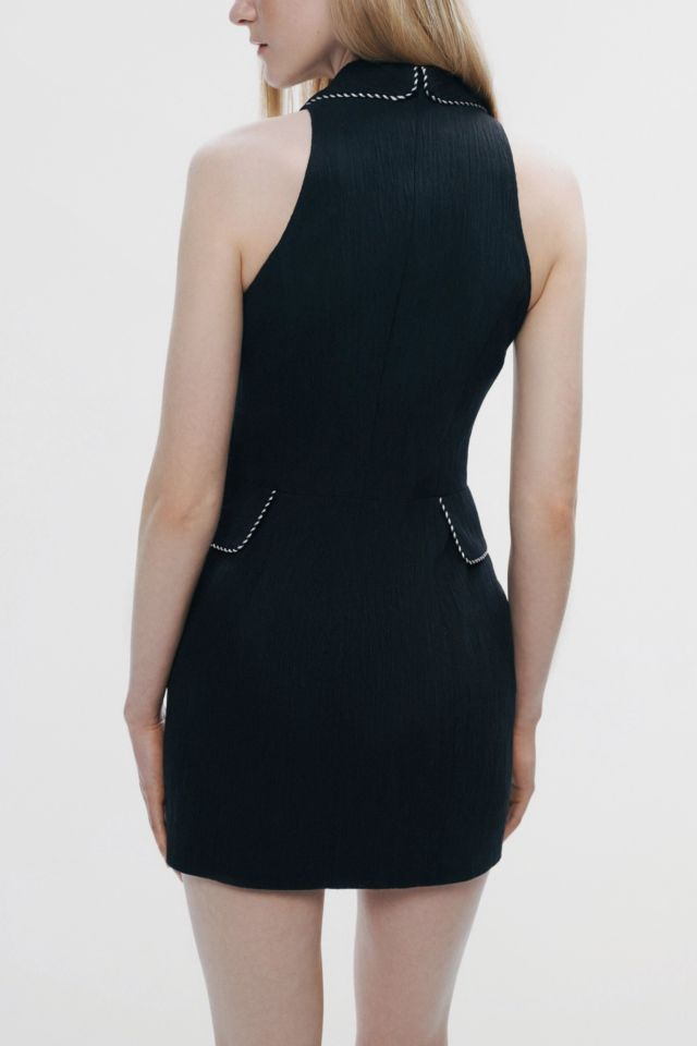 Nocturne Collared Mini Dress #3