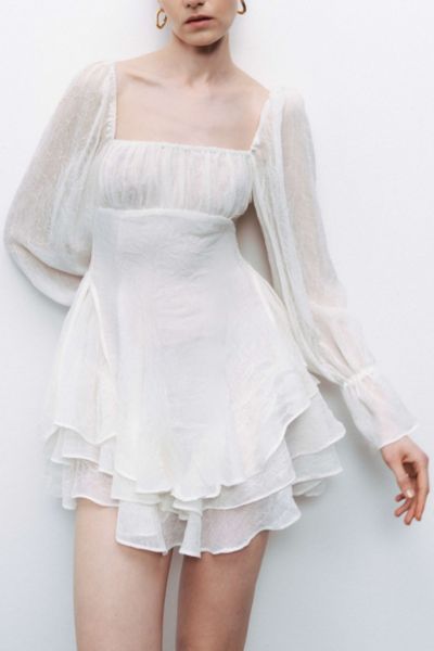 Nocturne Ruffled Mini Dress