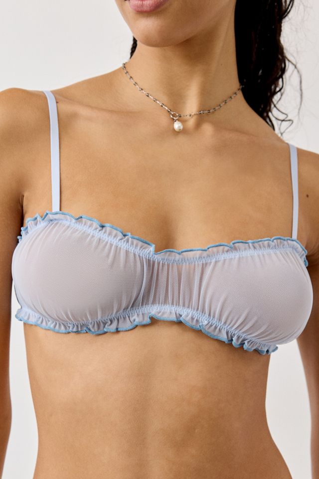 Bralette en maille transparente à volants Out From Under Sweet Nothings #1