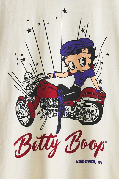 Betty Boop Biker Graphic Tee