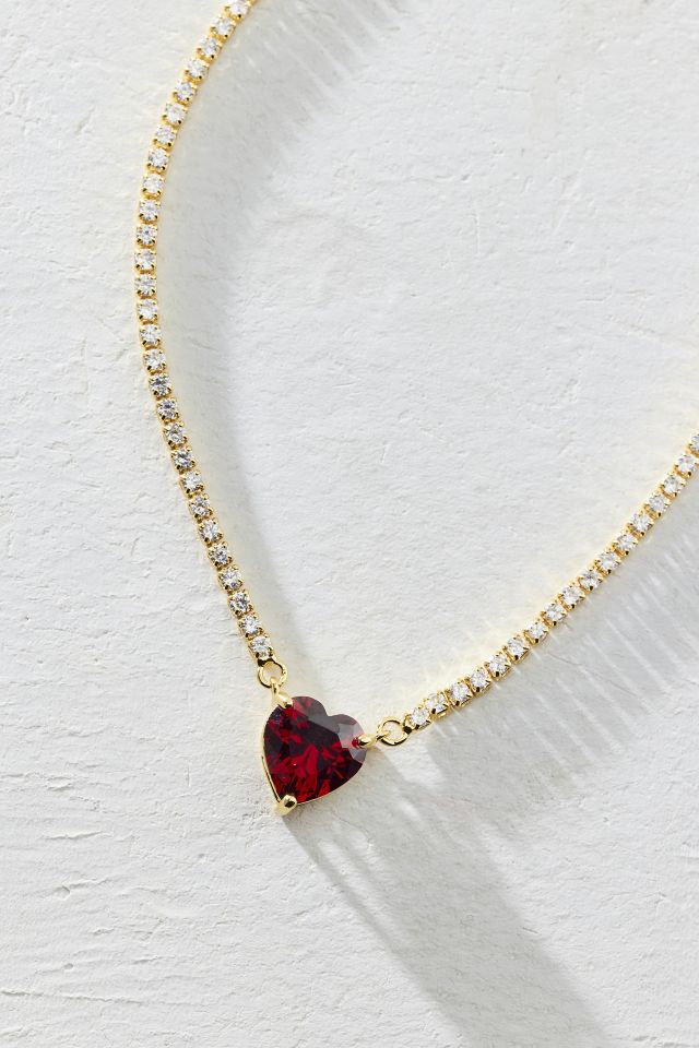 Collier de tennis BONBONWHIMS UO Exclusive Heart Gumdrop #1