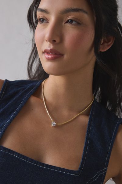 BONBONWHIMS UO Exclusive Heart Gumdrop Tennis Necklace