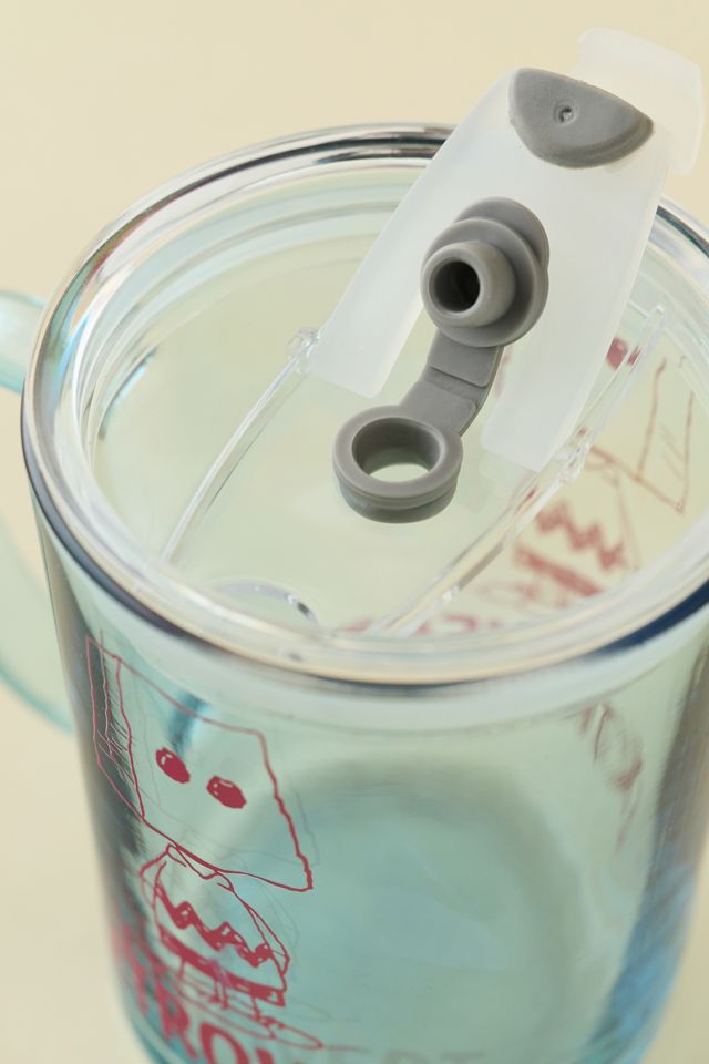 Peanuts Snoopy Graphic Glass Travel Mug #2