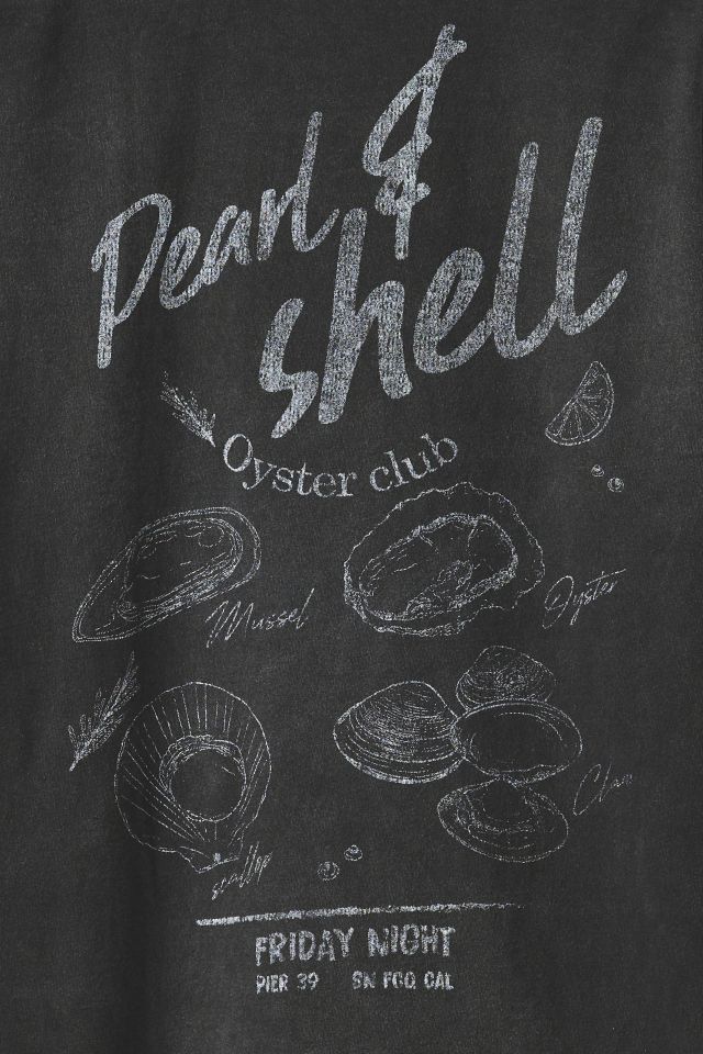 Pearl & Shell Oyster Club Graphic Tee #2