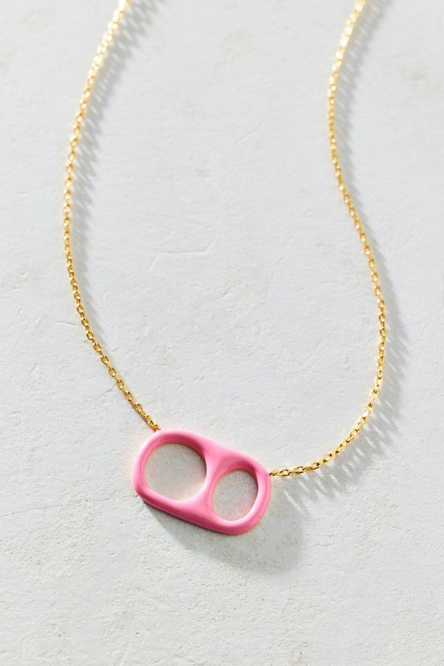 BONBONWHIMS UO Exclusive Pink Enamel Pop Drop Necklace #2
