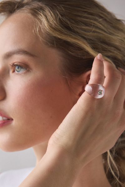 BONBONWHIMS UO Exclusive Pink Jelly Pop Ring