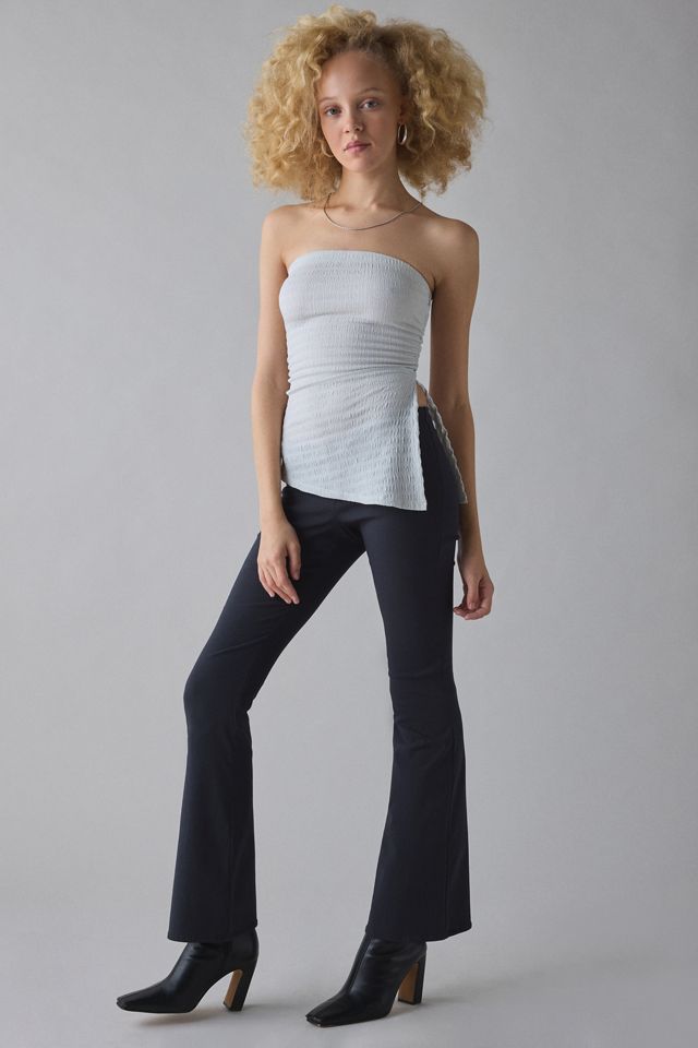 UO Afterparty Asymmetric Side-Slit Flyaway Tube Top #2