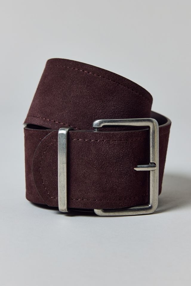 Ceinture large en suède à boucle #1