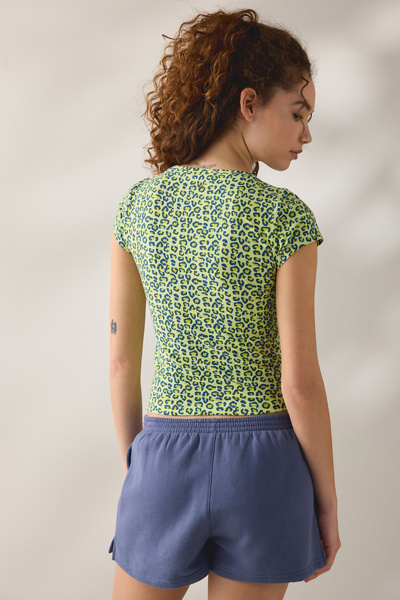 Out From Under Bec Short Sleeve Cropped Baby Tee