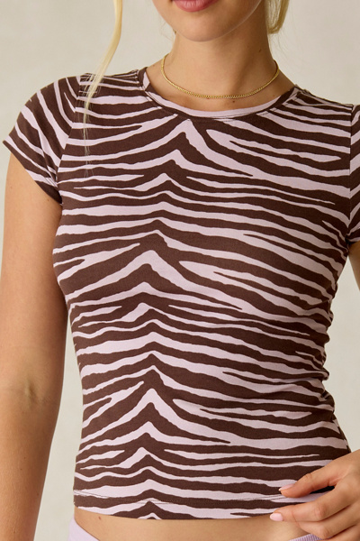 Out From Under Bec Short Sleeve Baby Tee