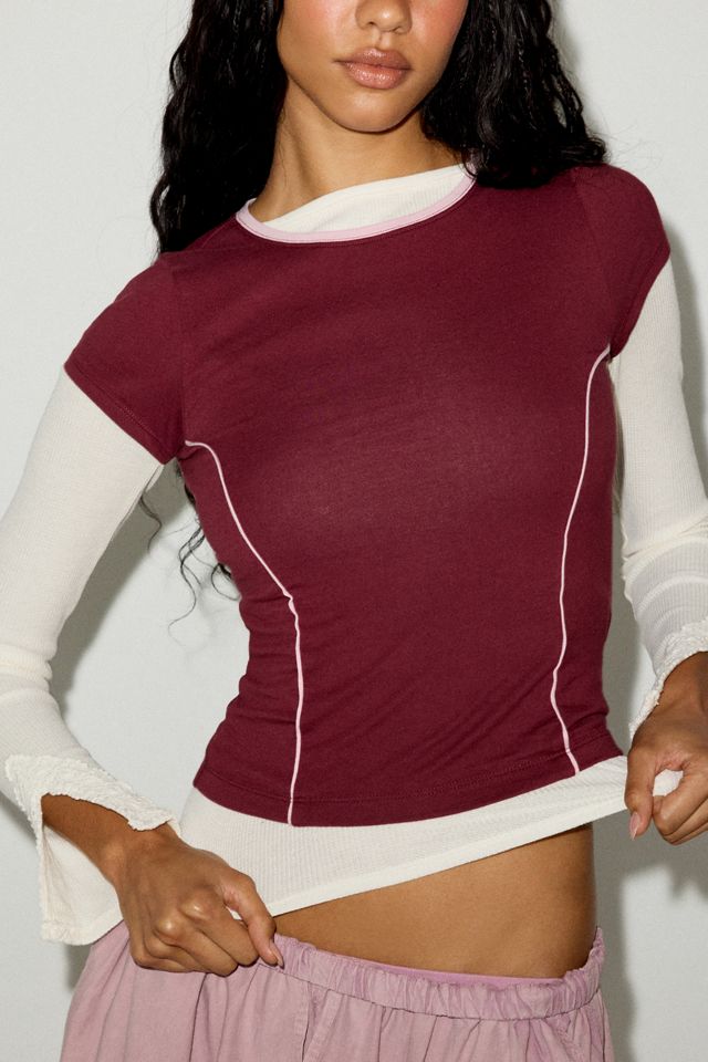 Out From Under Bec Short Sleeve Baby Tee #1