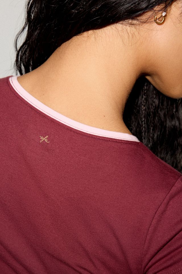 Out From Under Bec Short Sleeve Baby Tee #3
