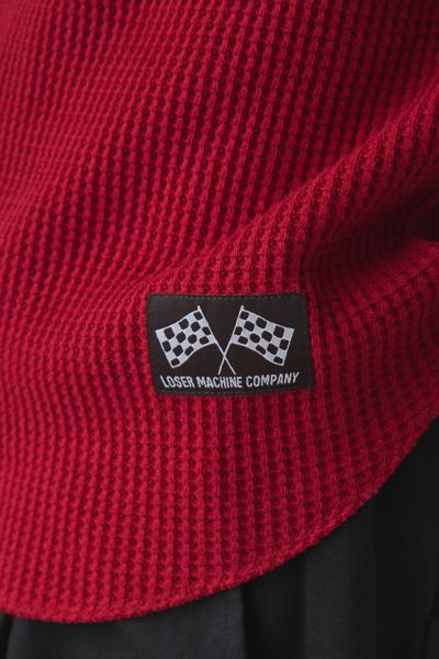 Loser Machine Throwback Graphic Long Sleeve Thermal Tee