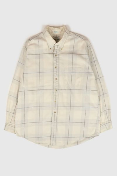 Vintage Plaid Button-Down Shirt