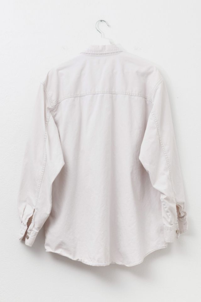 Vintage Y2K Levi’s® Natural Cotton Denim Button Up Shirt #2