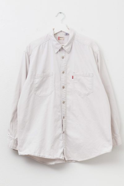 Vintage Y2K Levi’s® Natural Cotton Denim Button Up Shirt