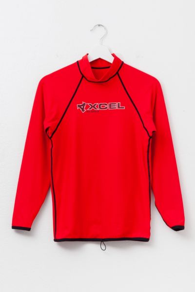 Vintage Y2K Xcel Red UV Shield Surf Top