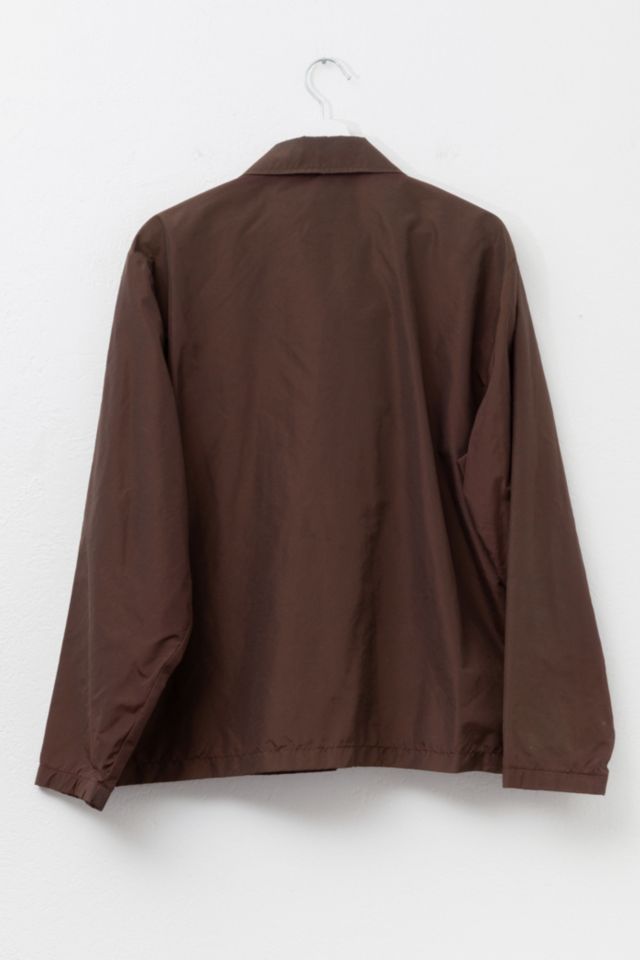 Vintage 1970s Light Wight Brown Nylon Rickey Jacket #2