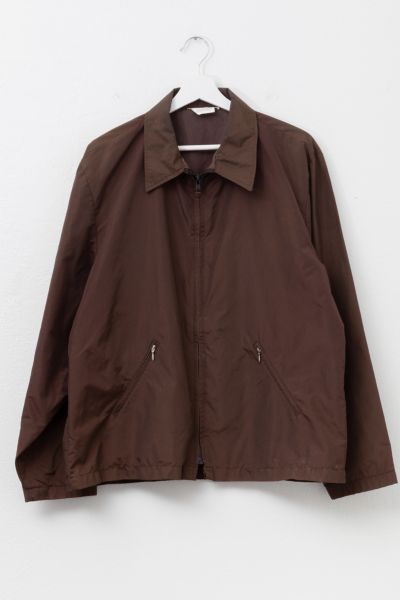 Vintage 1970s Light Wight Brown Nylon Rickey Jacket