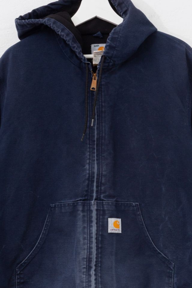 Vintage 1990s Carhartt Hooded Canvas Active Jacket #1