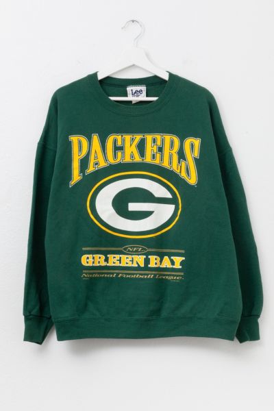 Vintage 1990s Green Bay Packers Graphic Crewneck Sweatshirt Made in USA