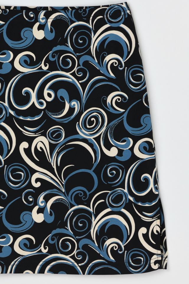 Vintage Y2k Patterned Mini Skirt #1