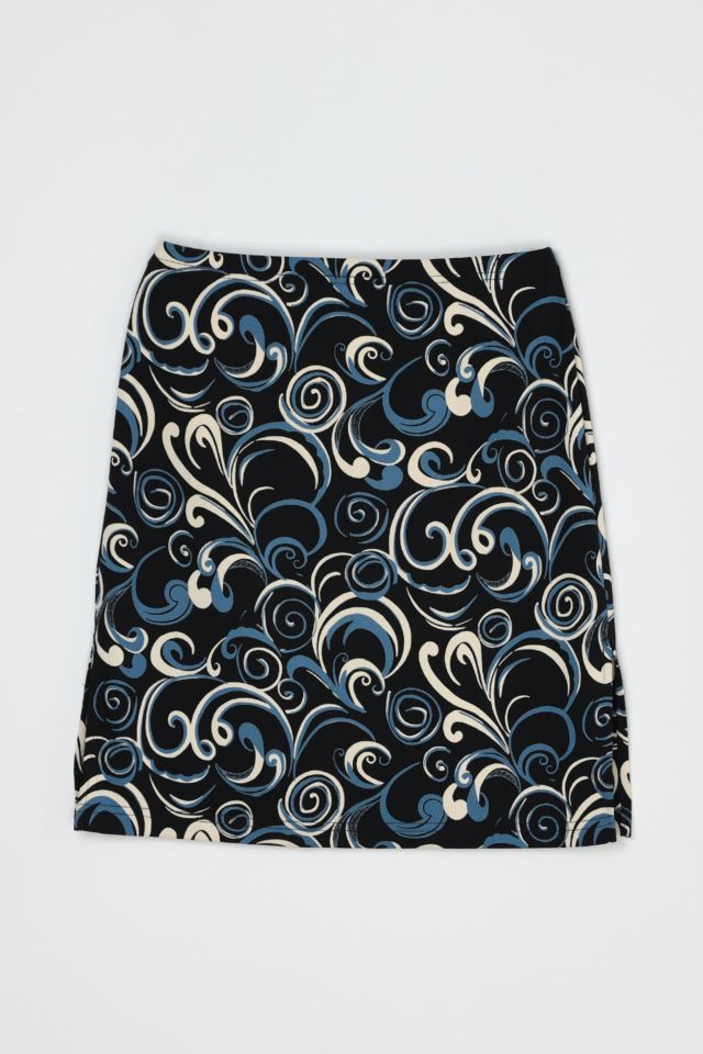 Vintage Y2k Patterned Mini Skirt #2