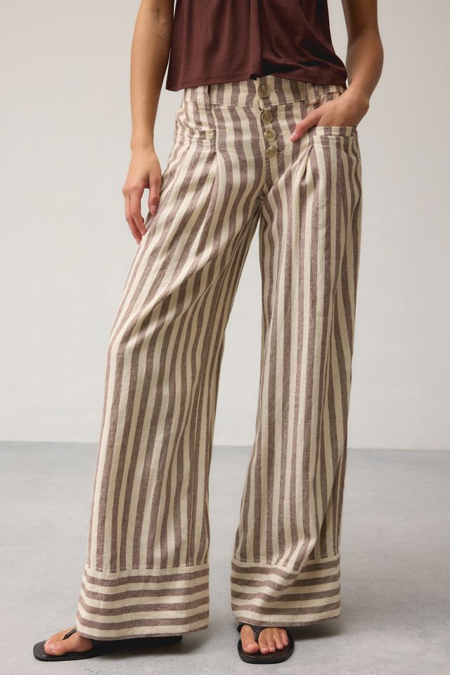 UO Daybreak Linen Blend Wide Leg Pant #1
