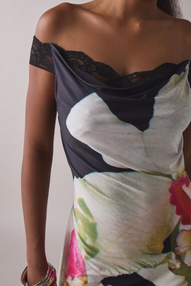 I.AM.GIA Theodora Orchid Off-The-Shoulder Mini Dress #3