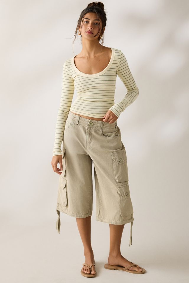 BDG Off-Duty Ribbed Scoop Neck Long Sleeve Tee #2