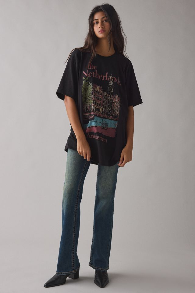 The Netherlands Graphic Oversized T-Shirt Dress #2