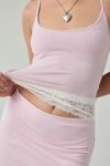Out From Under Bec Lace Trim Cropped Cami