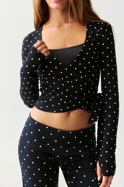 Out From Under Bec Ballet Wrap Top