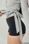 Out From Under Bec Long Sleeve Ballet Wrap Top