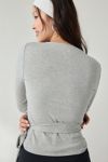 Out From Under Bec Long Sleeve Ballet Wrap Top