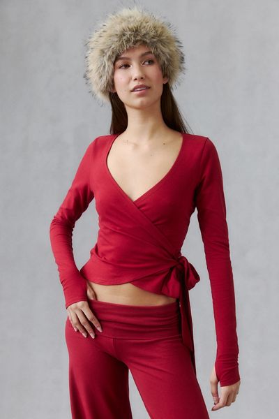 Out From Under Bec Ballet Wrap Top