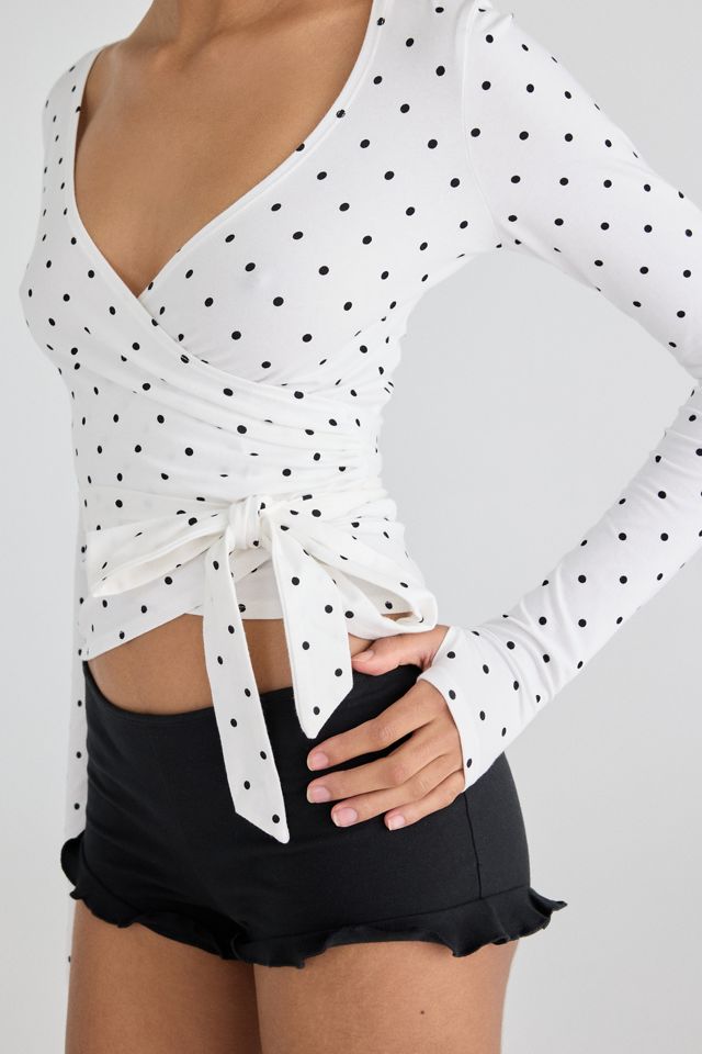 Out From Under Bec Ballet Wrap Top #2