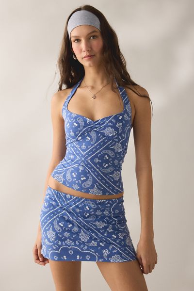 Out From Under Bec Pinch-Front Halter Cami