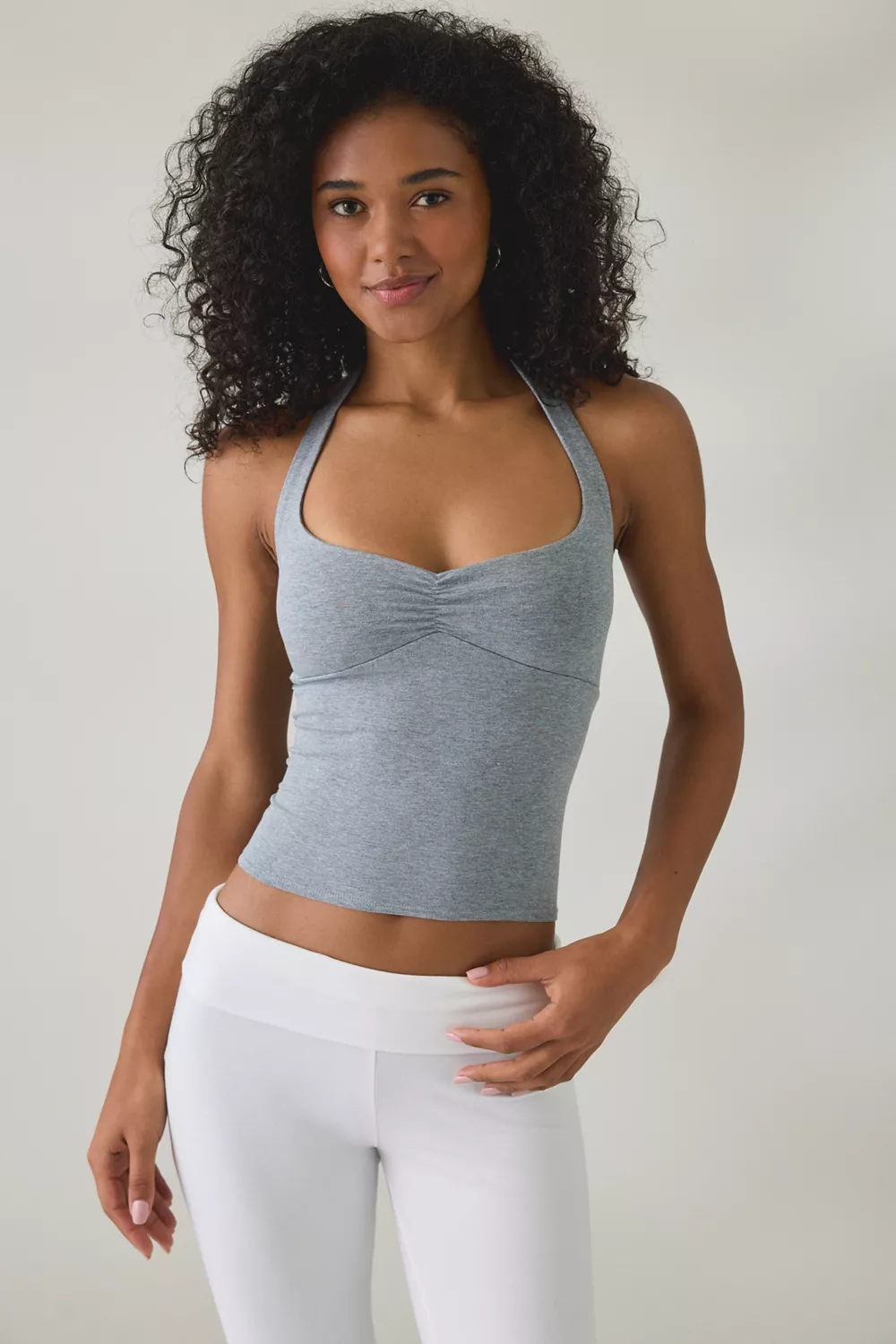 Out From Under Bec Pinch-Front Halter Cami