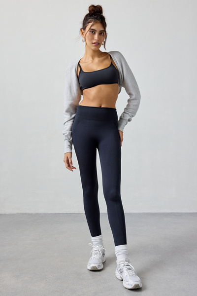 Out From Under Jade Stitch Seamless Sculpt High-rise Legging In Black, Women's At Urban Outfitters