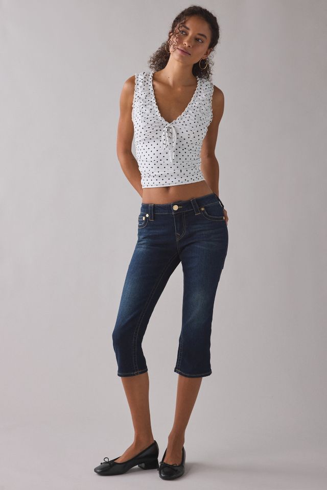 True Religion Low-Rise Capri Jean #1