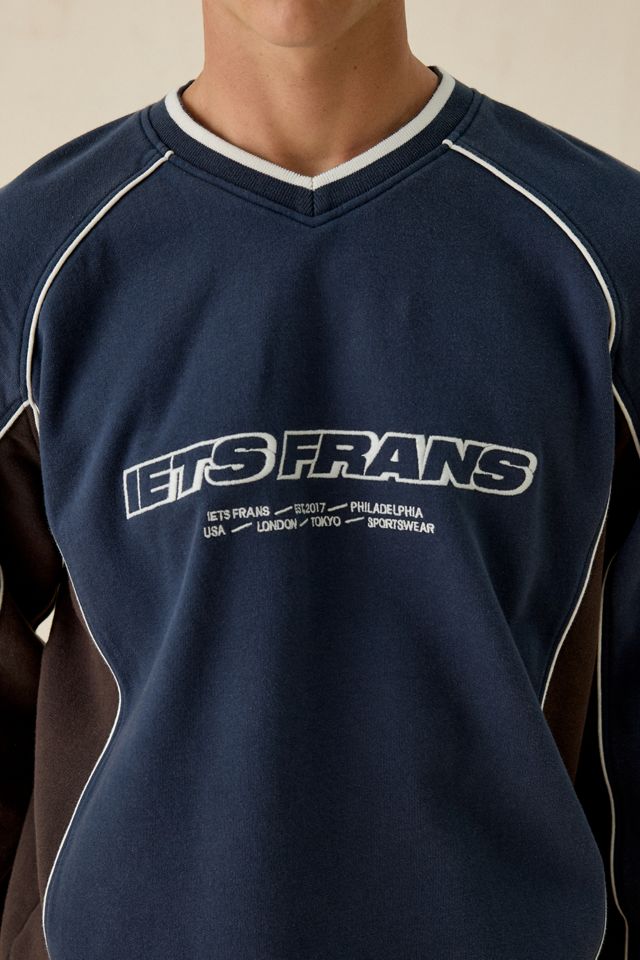 Chandail à encolure en V à panneaux de sport iets frans… #1