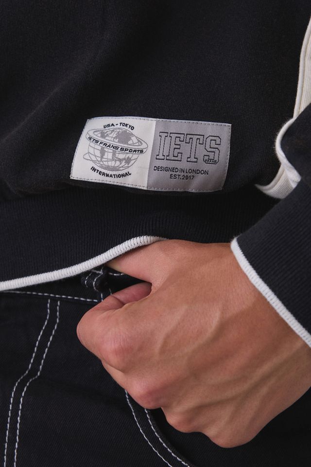 iets frans… Sporty Paneled Crew Neck Sweatshirt #3