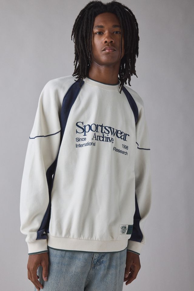 iets frans… Sporty Paneled Crew Neck Sweatshirt | Urban Outfitters