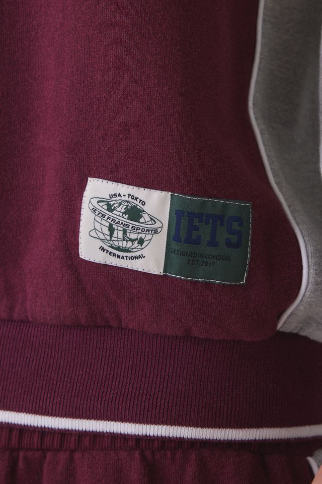 iets frans… Sporty Paneled Crew Neck Sweatshirt #3