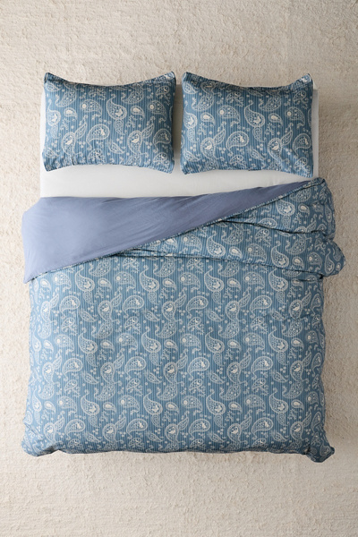 Parker Paisley Patterned Duvet Cover